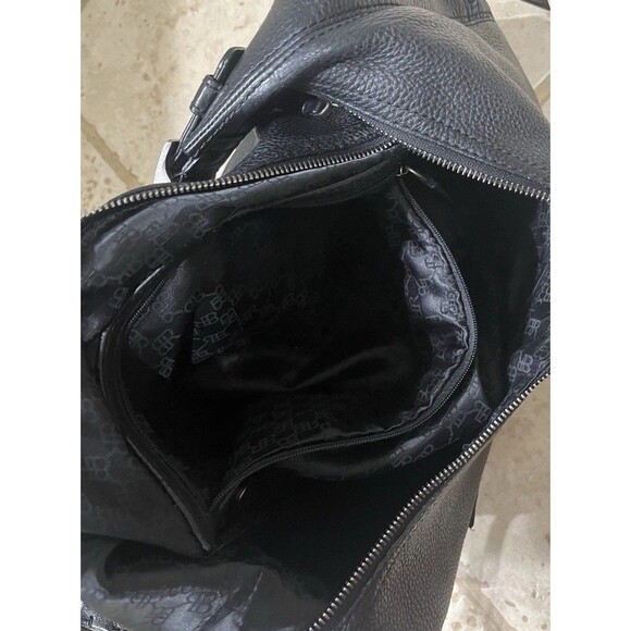 Banana Republic Black Genuine Leather Hobo Bag Purse Handbag Excellent Condition - Picture 10 of 12